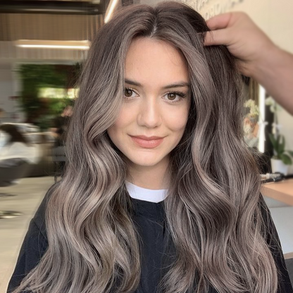 Champagne Gray&Dark Blonde