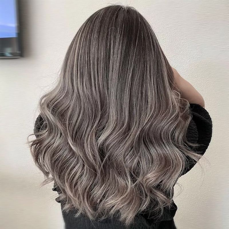 Champagne Gray&Dark Blonde